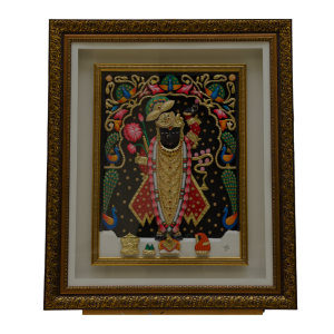 Shrinath Thakurji – Divine Devotional Painting by Nisha
